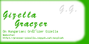 gizella graczer business card